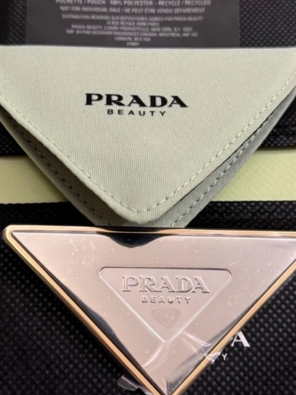 Prada beauty mini mirror